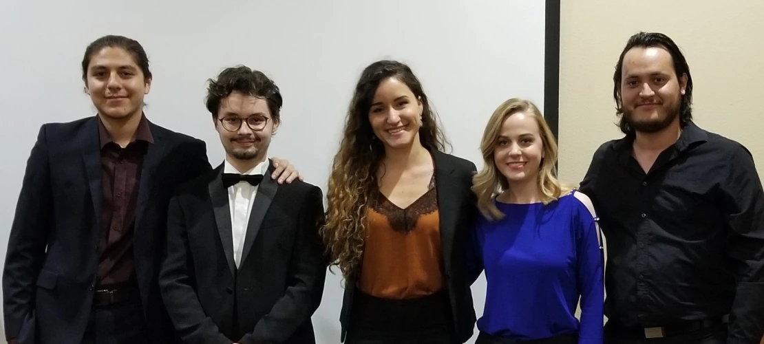Congratulations to all the finalists of the 2019 Beeston Competition: Ignacio Mondaca (fourth place), Andrea Roberto (Special prize guitar winner), Ana Maria Iordache (second place), Grace Sheppard (third place) and Misael Barraza-Diaz (first place)